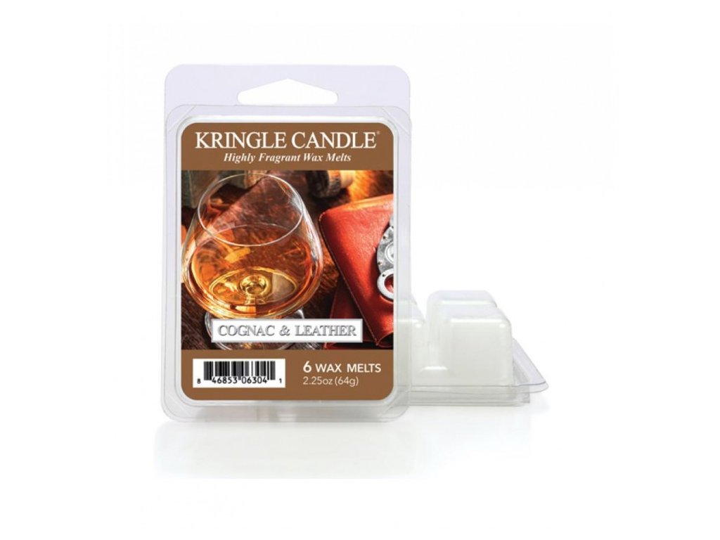 Vosky Kringle Candle Vonn Vosk Cognac Leather G Vo Av