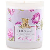 Ted & Friends - vonná svíčka v dárkové krabičce Pink Peony,220g