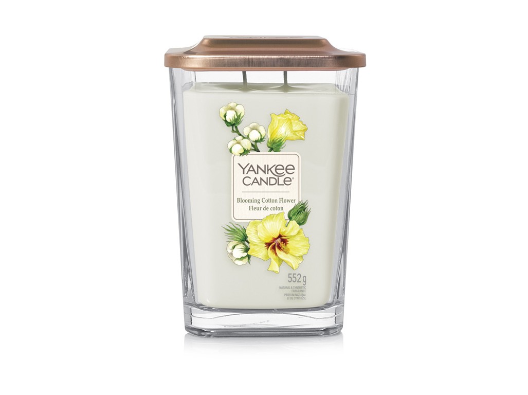 Yankee Candle - vonná svíčka Elevation Blooming Cotton Flower,  553 g