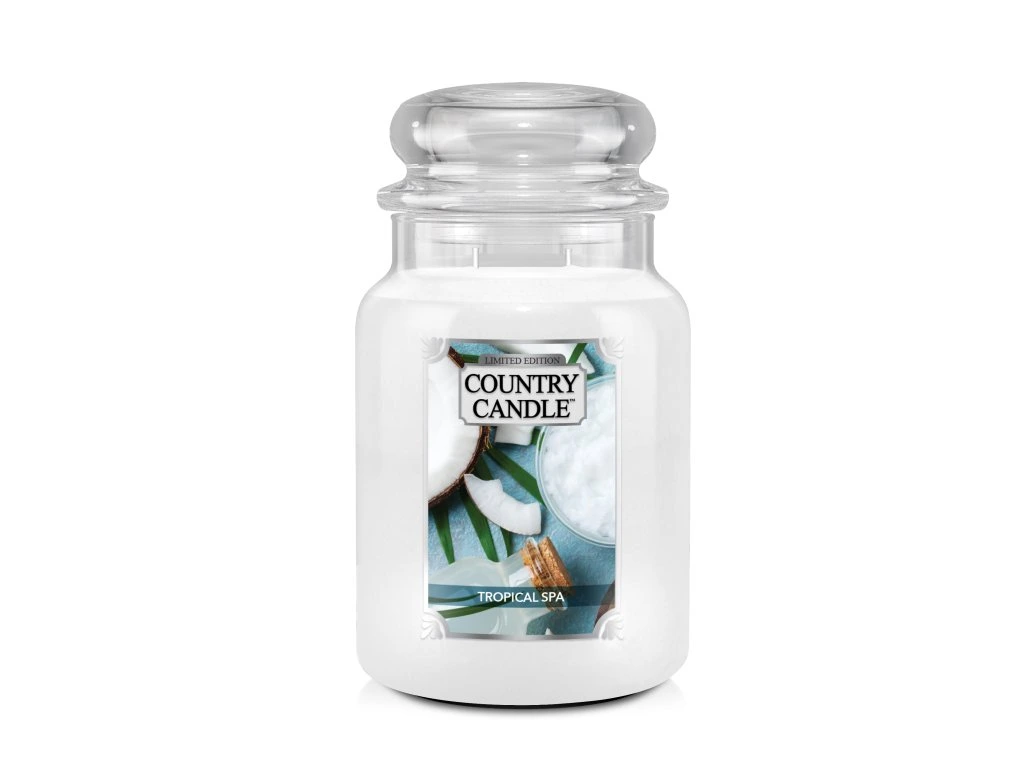 Country Candle - vonná svíčka Tropical Spa, 737 g