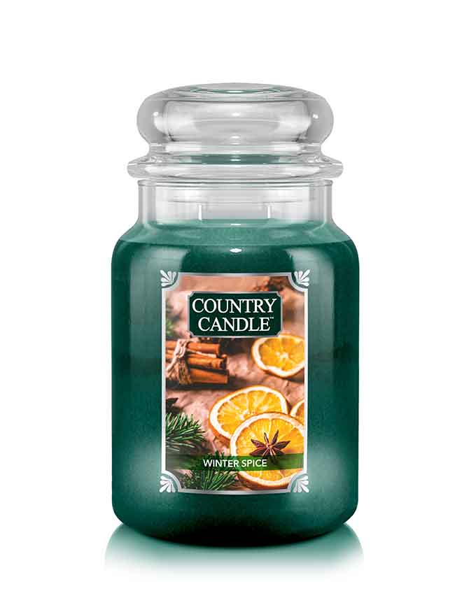 Country Candle - vonná svíčka Winter Spice, 737 g