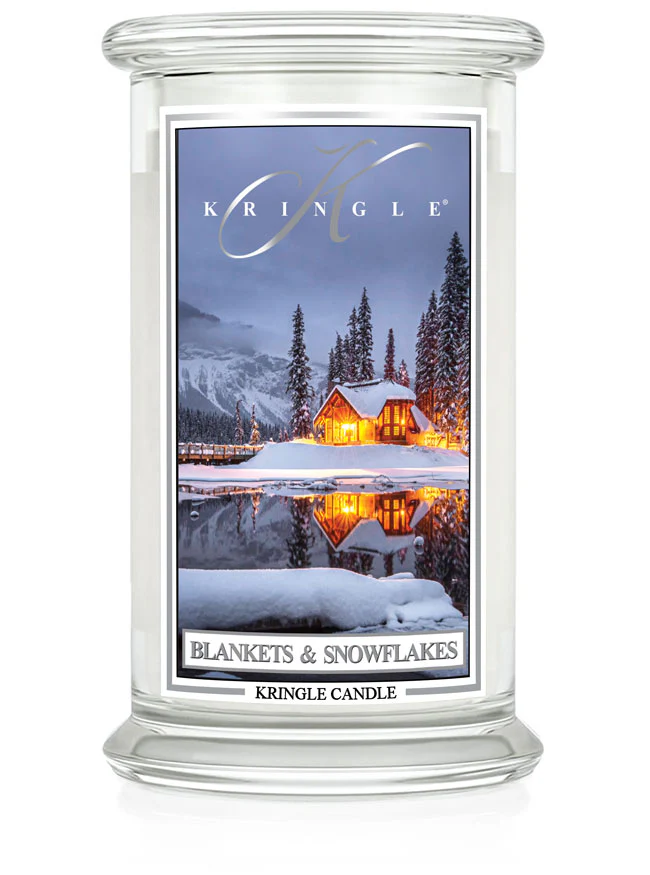 Kringle Candle - vonná svíčka Blankets & Snowflakes, 624 g