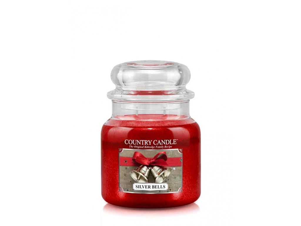 Country Candle - vonná svíčka střední Silver Bells, 453 g