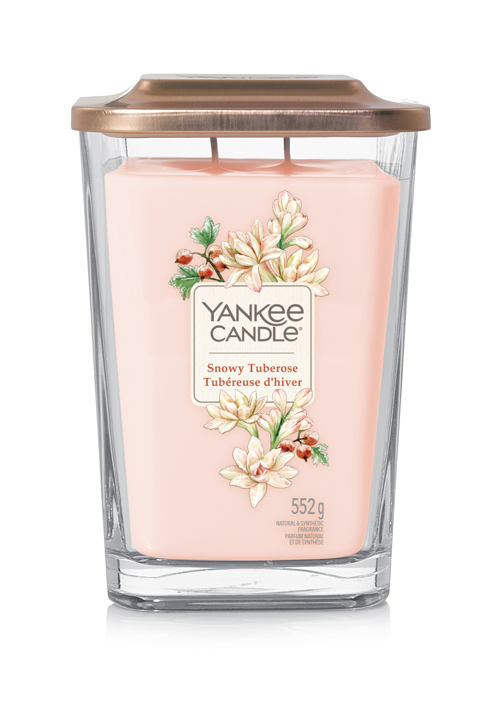 Yankee Candle - vonná svíčka Elevation Snowy Tuberose,  553 g