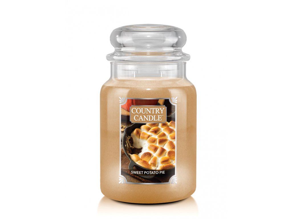 Country Candle - vonná svíčka Sweet Potato Pie, 680 g