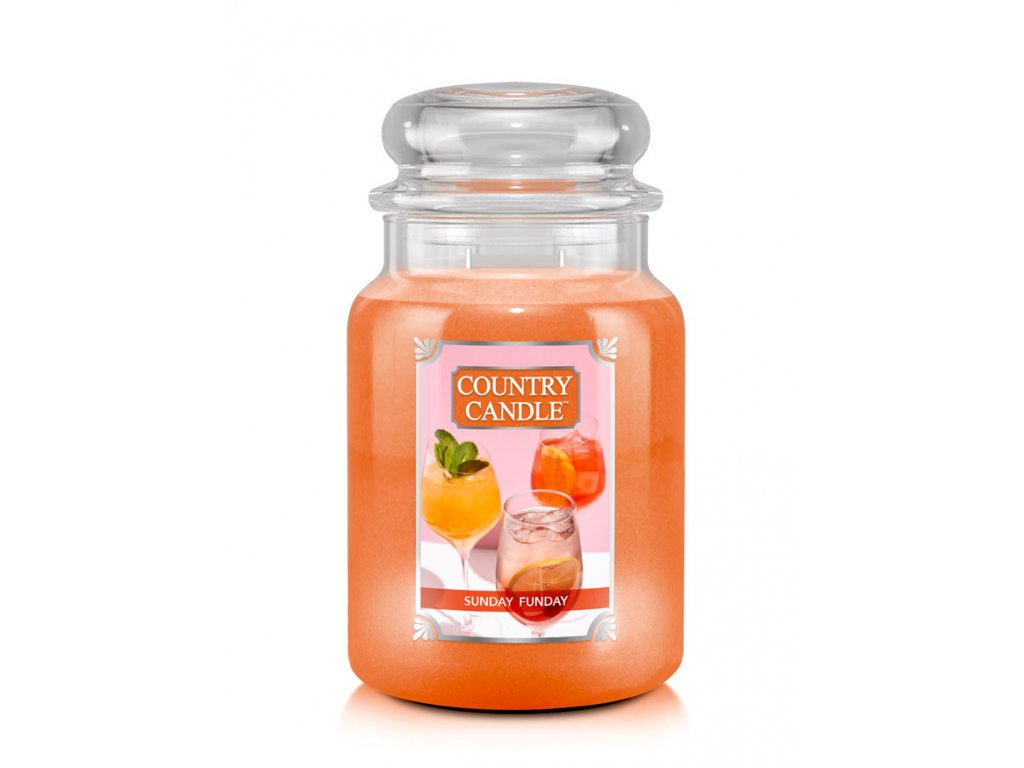 Country Candle - vonná svíčka Sunday Funday, 680 g