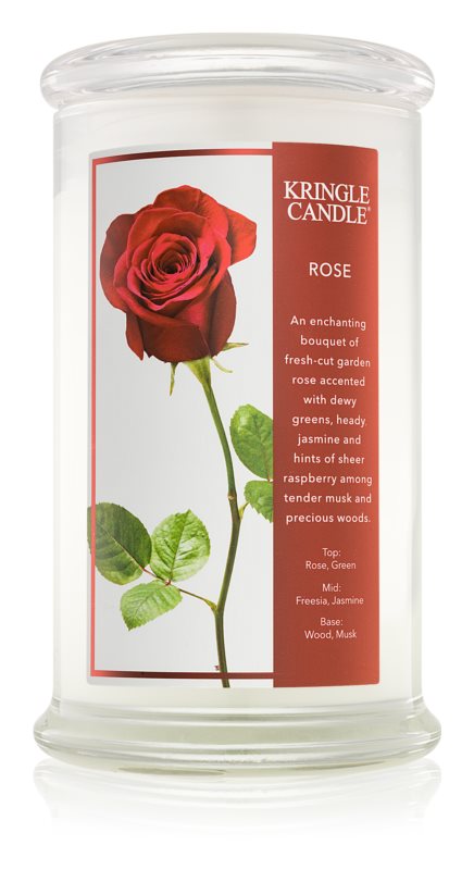 Kringle Candle - vonná svíčka BOTANICAL Rose 624 g