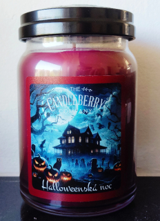 Candleberry - vonná svíčka Halloweenská noc, 624 g