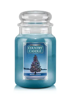 Country Candle - vonná svíčka Merry Lights, 737 g