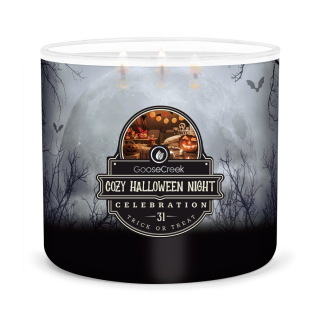 GOOSE CREEK CANDLE - vonná svíčka 3KNOT Cozy Halloween Night, 411g